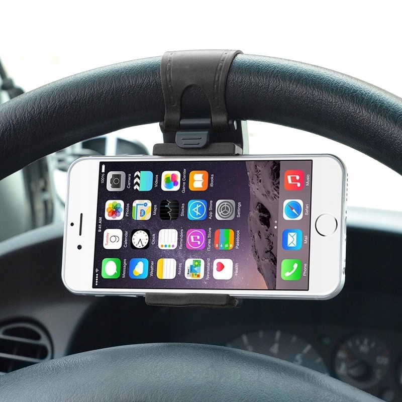 Akcesoria do smartfonów / telefonów : Uchwyt Klips do Samochodu na Deskę  Kokpit Telefonu - SystemBank