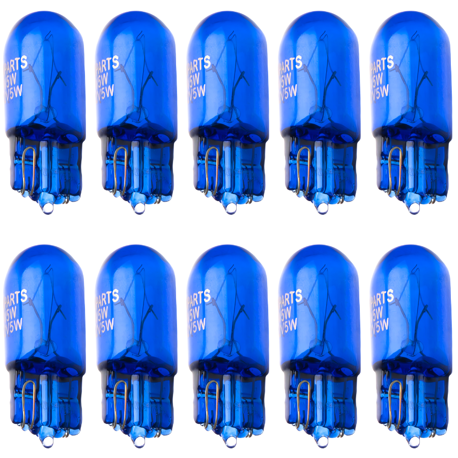 10x Żarówka W5W Postojowa Super Biała Xenon Gaz