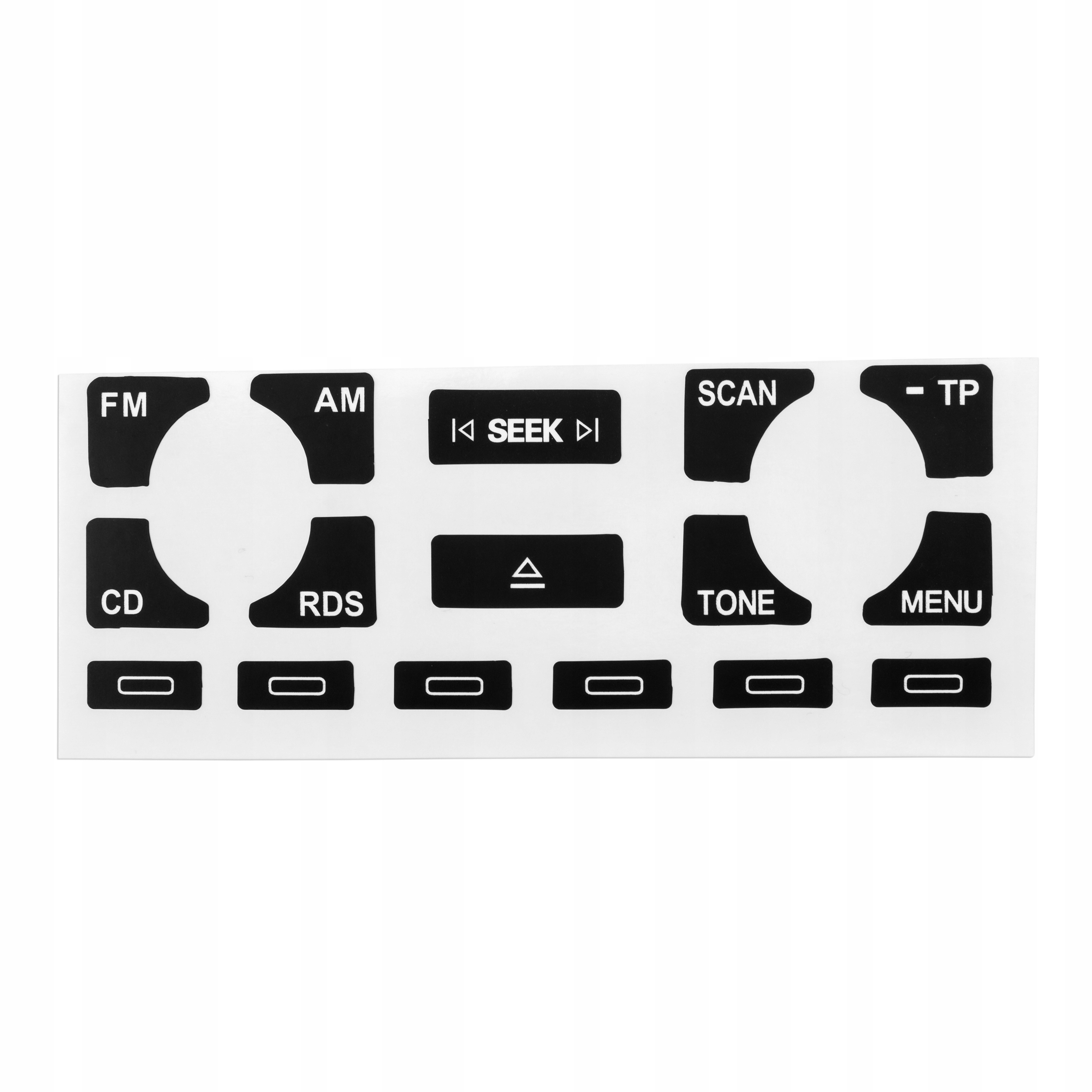 NAKLEJKI NAPRAWCZE NA PANEL RADIA -TP DO AUDI A4 B6 B7