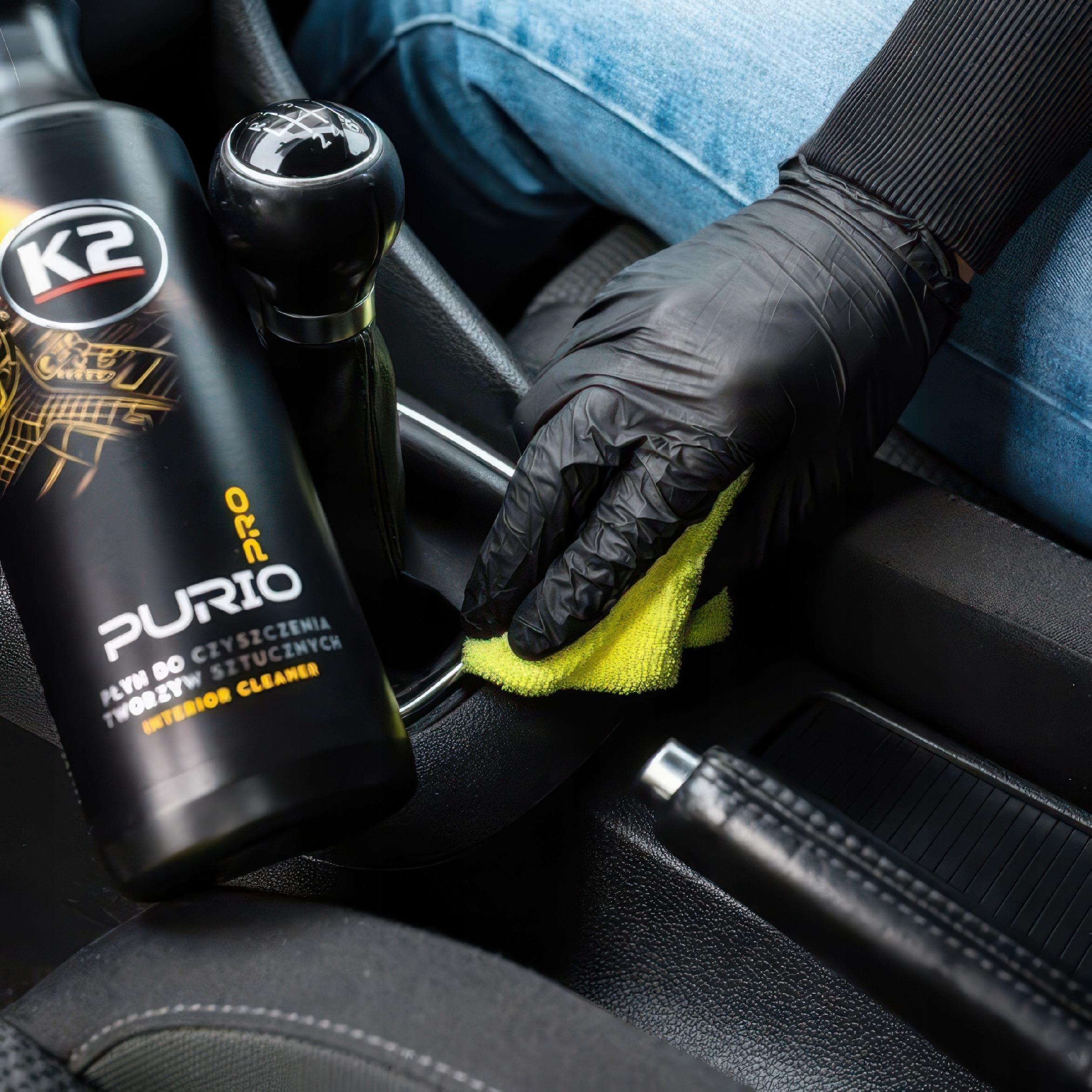 K2 PURIO PRO Interior Cleaner Czyszczenie Wnętrza Plastików 1L Atomizer - obrazek 4