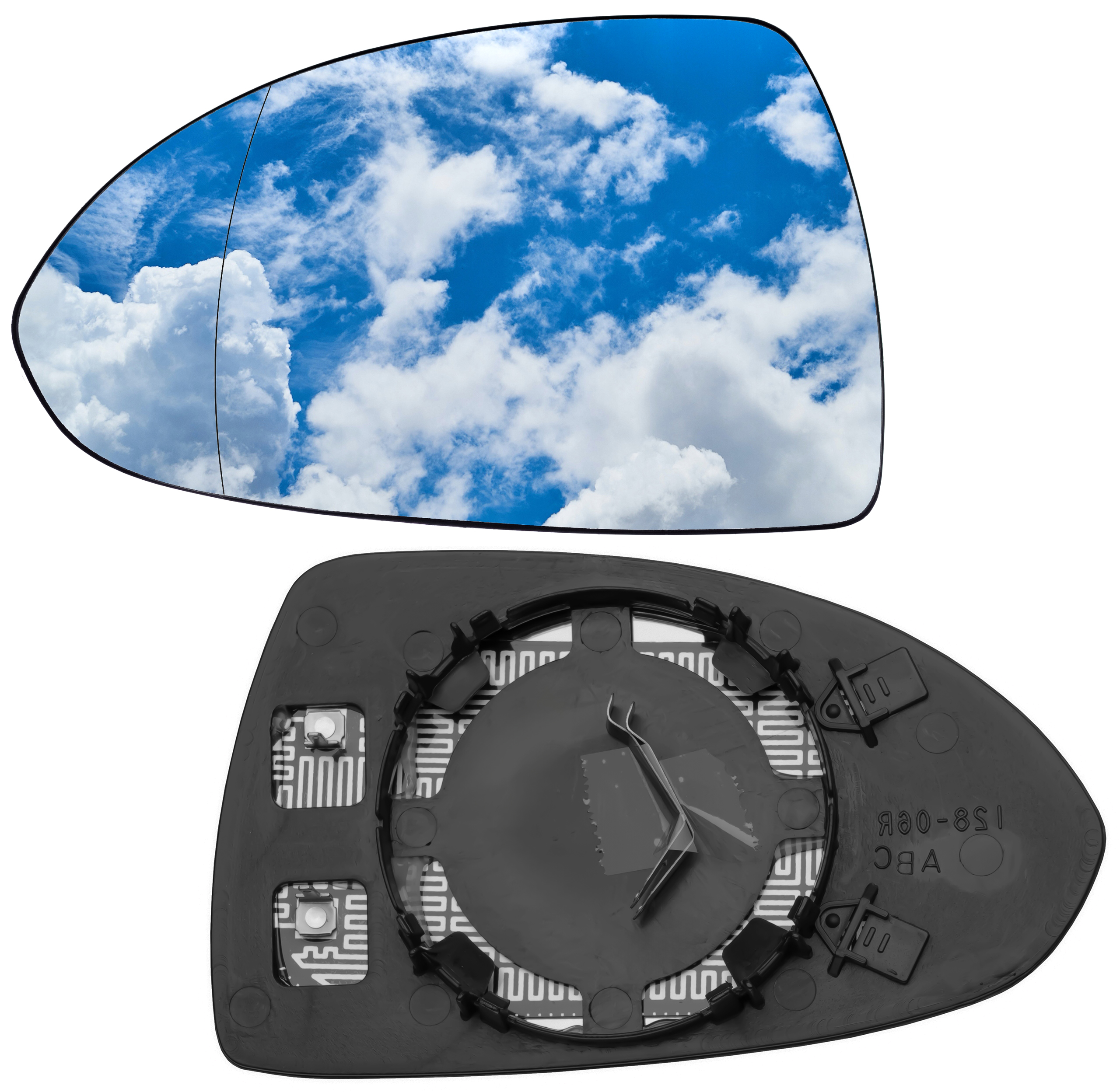 OPEL CORSA D / E 2014-2018 WKŁAD LUSTERKA LEWY P-ń