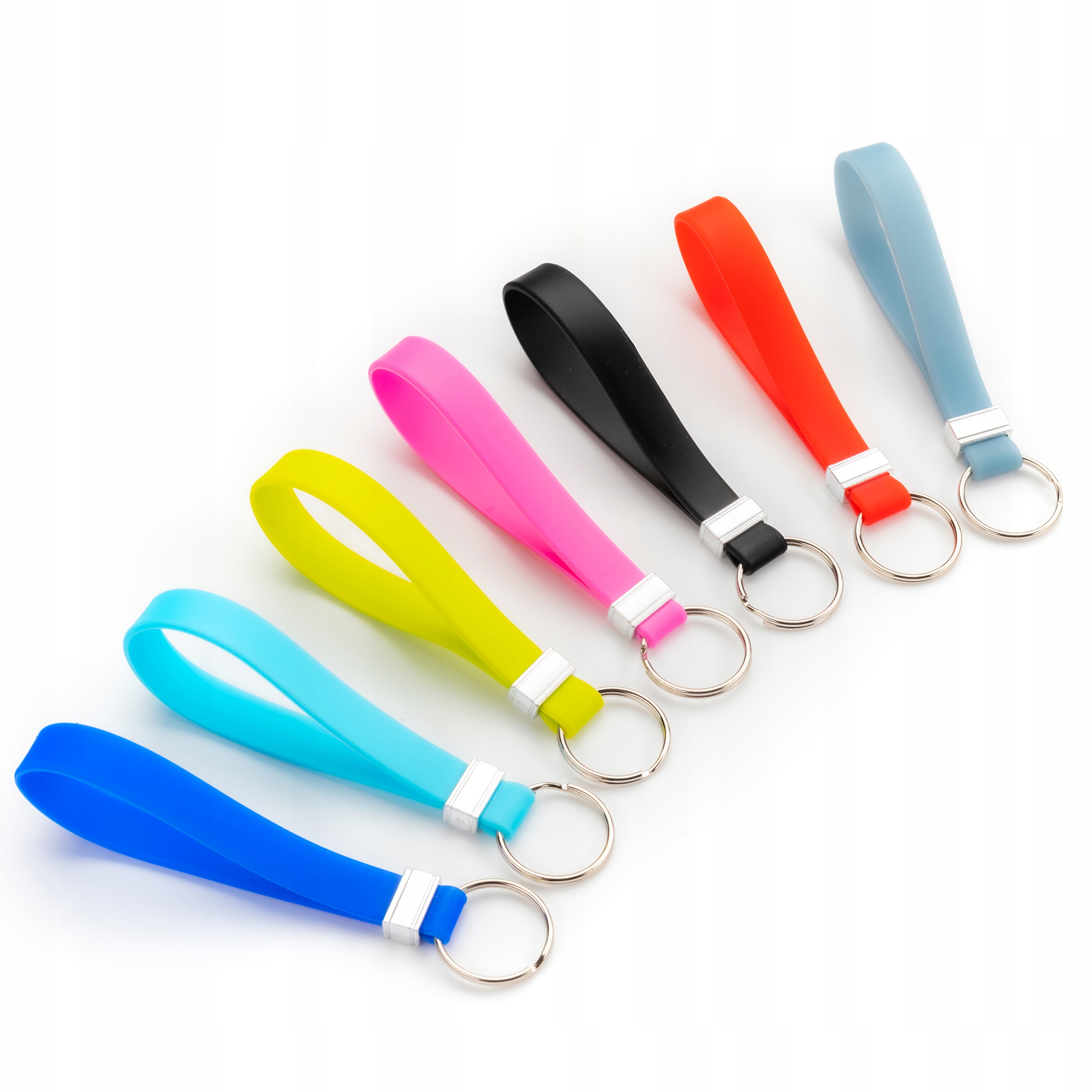 BRELOK SILIKONOWY SMYCZKA DO KLUCZY AUTA CZERWONY - obrazek 2