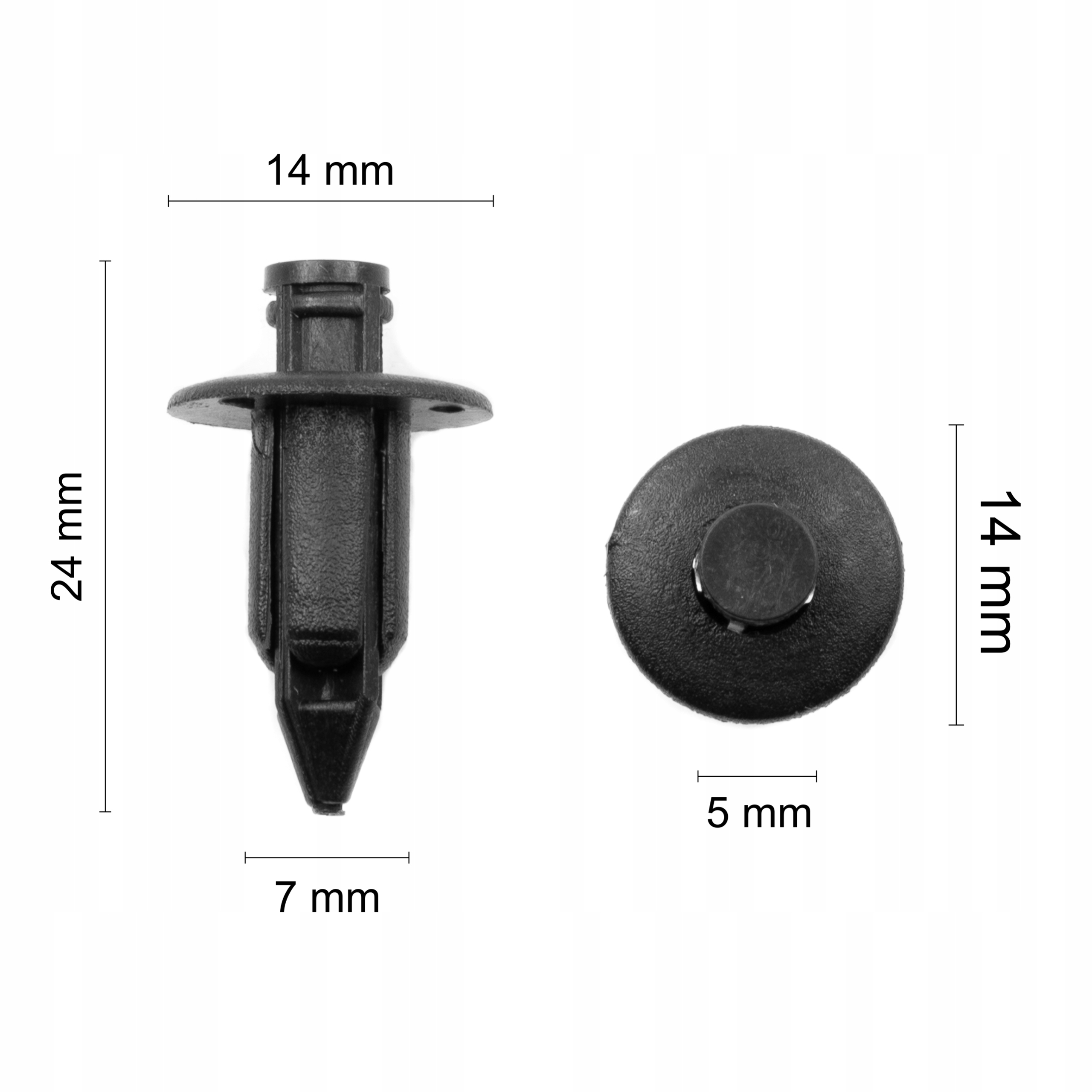 SPINKA ZAPINKA KOŁEK NIT OWIEWKI MOTOCYKLOWEJ 7mm - obrazek 4