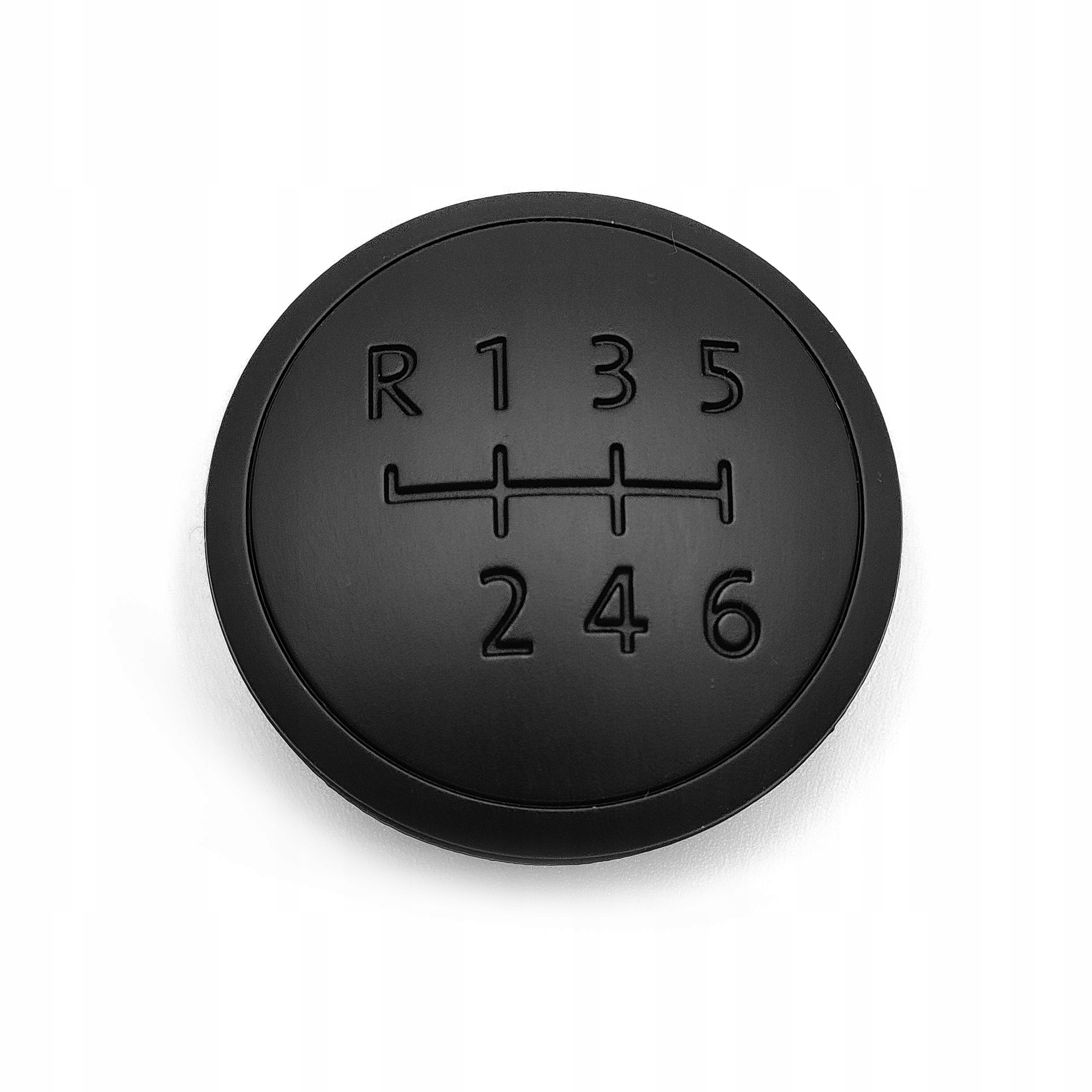 PLAKIETKA EMBLEMAT GAŁKI ZMIANY BIEGÓW VW T5 6 BIEGÓW