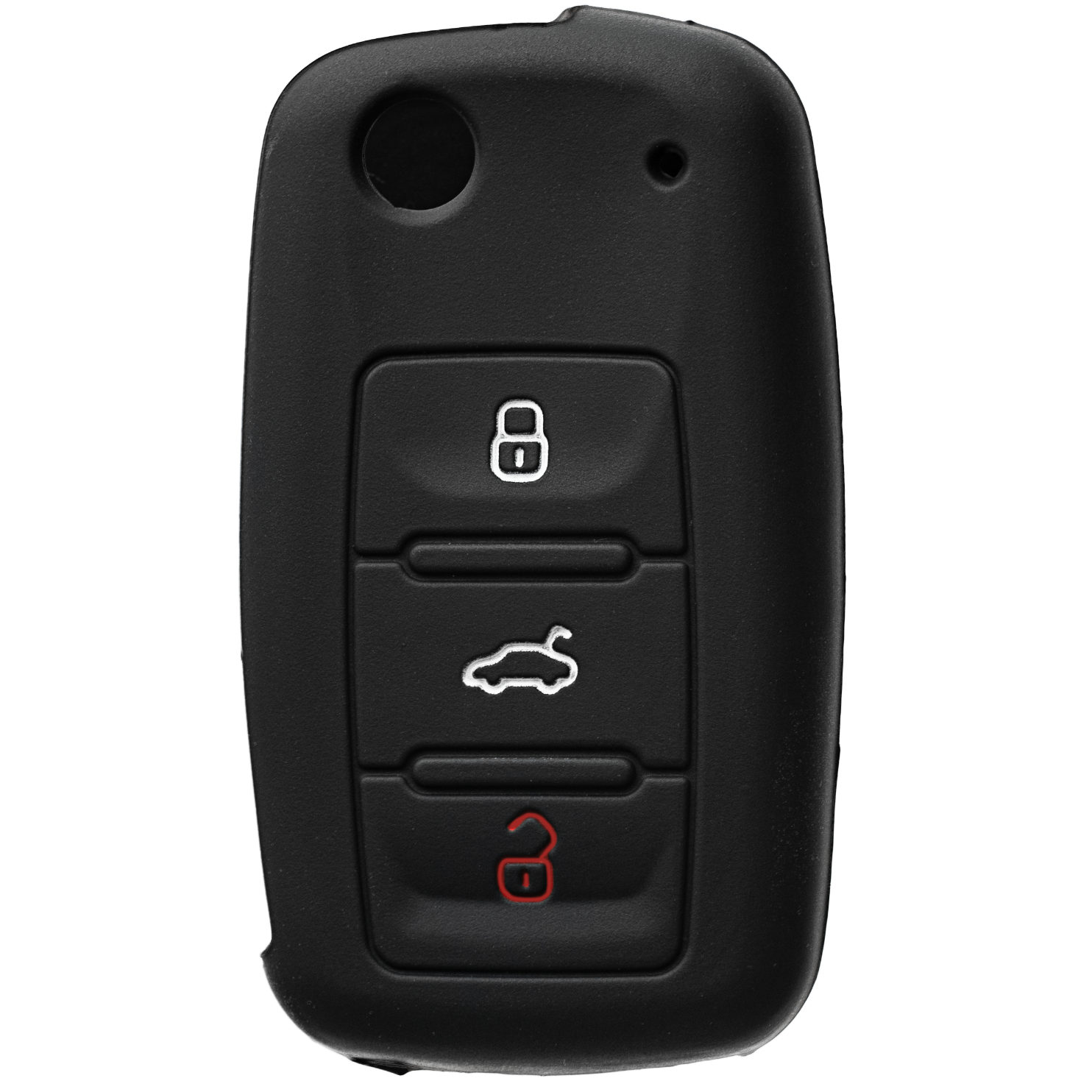 ETUI SILIKONOWE POKROWIEC OCHRONNY NA KLUCZYK VW SKODA SEAT CZARNY