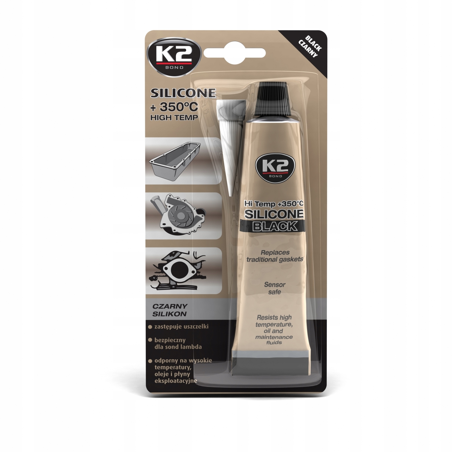 SILIKON WYSOKOTEMPERATUROWY +350C DO MISEK POMP