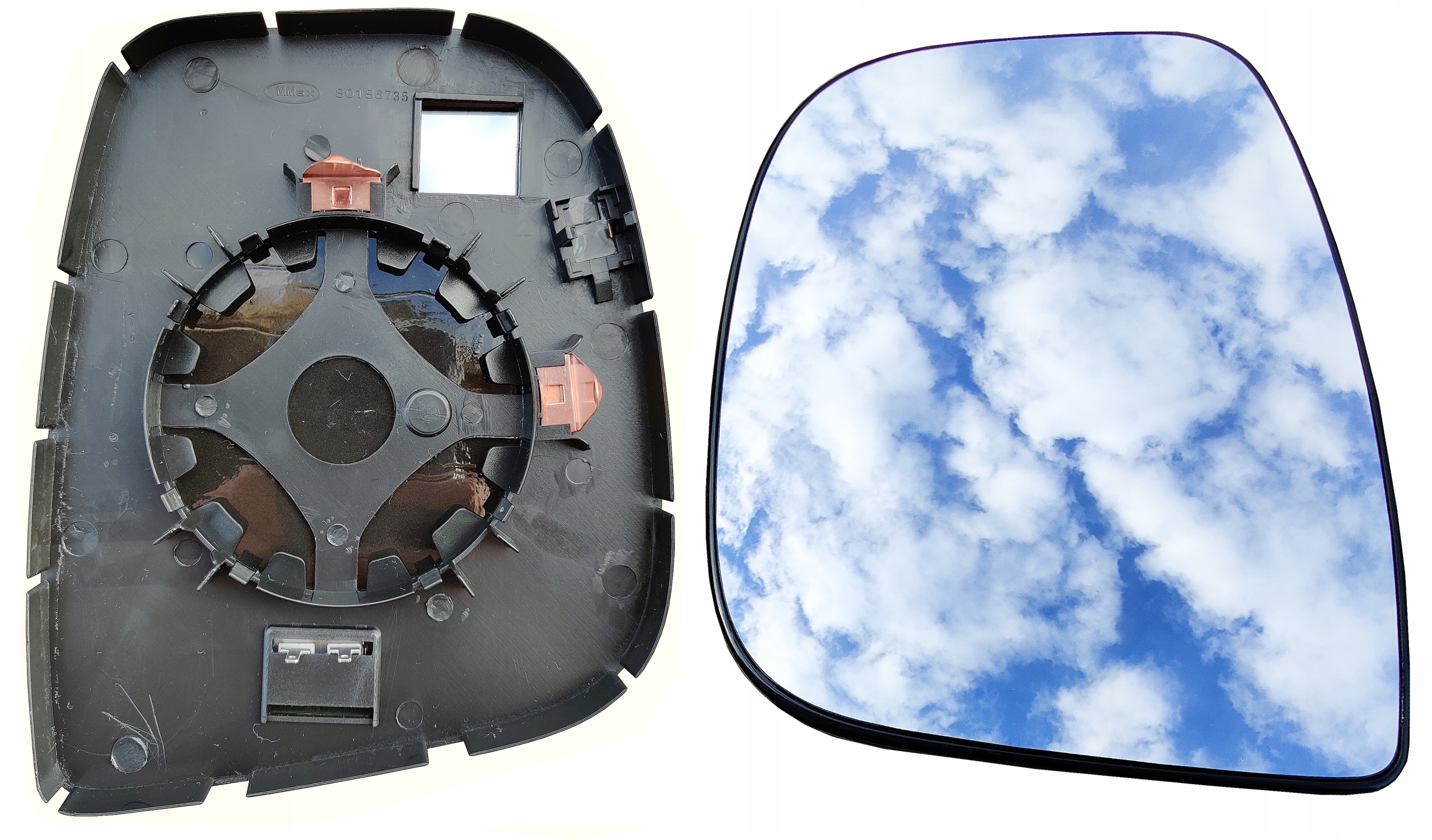 WKŁAD LUSTERKA LEWY SZKŁO LEWE PARTNER III 12-Lift