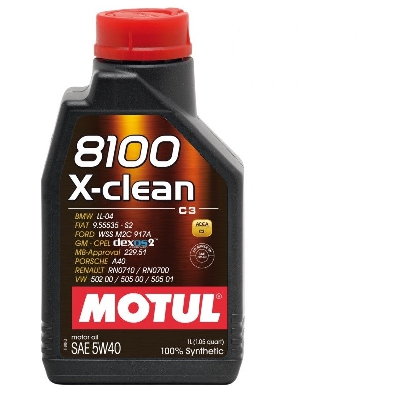 OLEJ MOTUL 8100 X-CLEAN C3 5W-40 SYNTETYK
