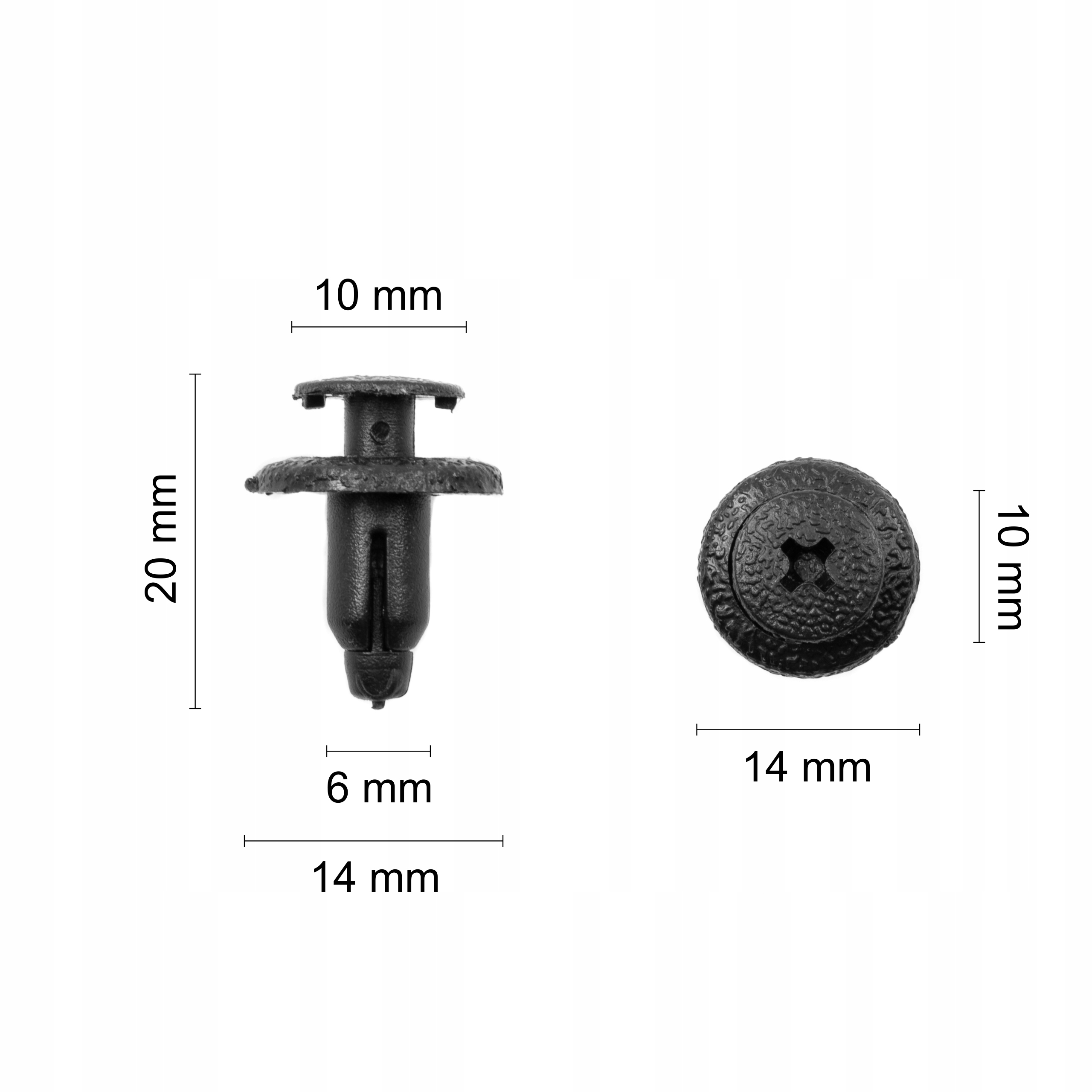 10x SPINKA KOŁEK HONDA CBR SUZUKI GSX YAMAHA 6mm - obrazek 6