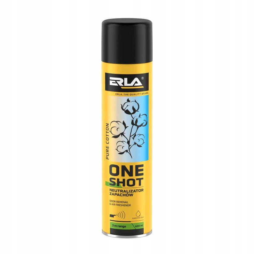ERLA ONE SHOT PURE COTTON ODŚWIEŻACZ NEUTRALIZATOR - obrazek 2
