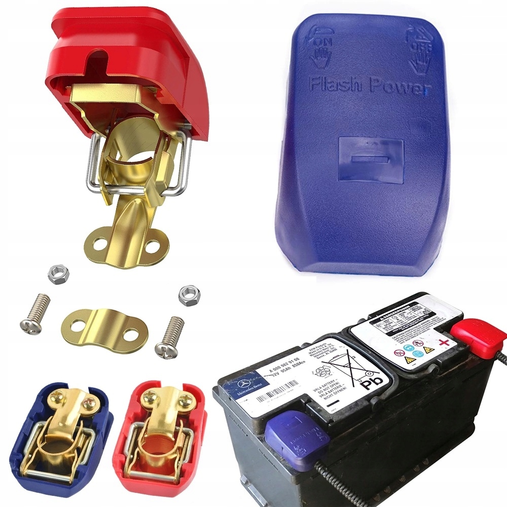 KLEMA SAMOZACISKOWA WYŁĄCZNIK HEBEL AKUMULATORA