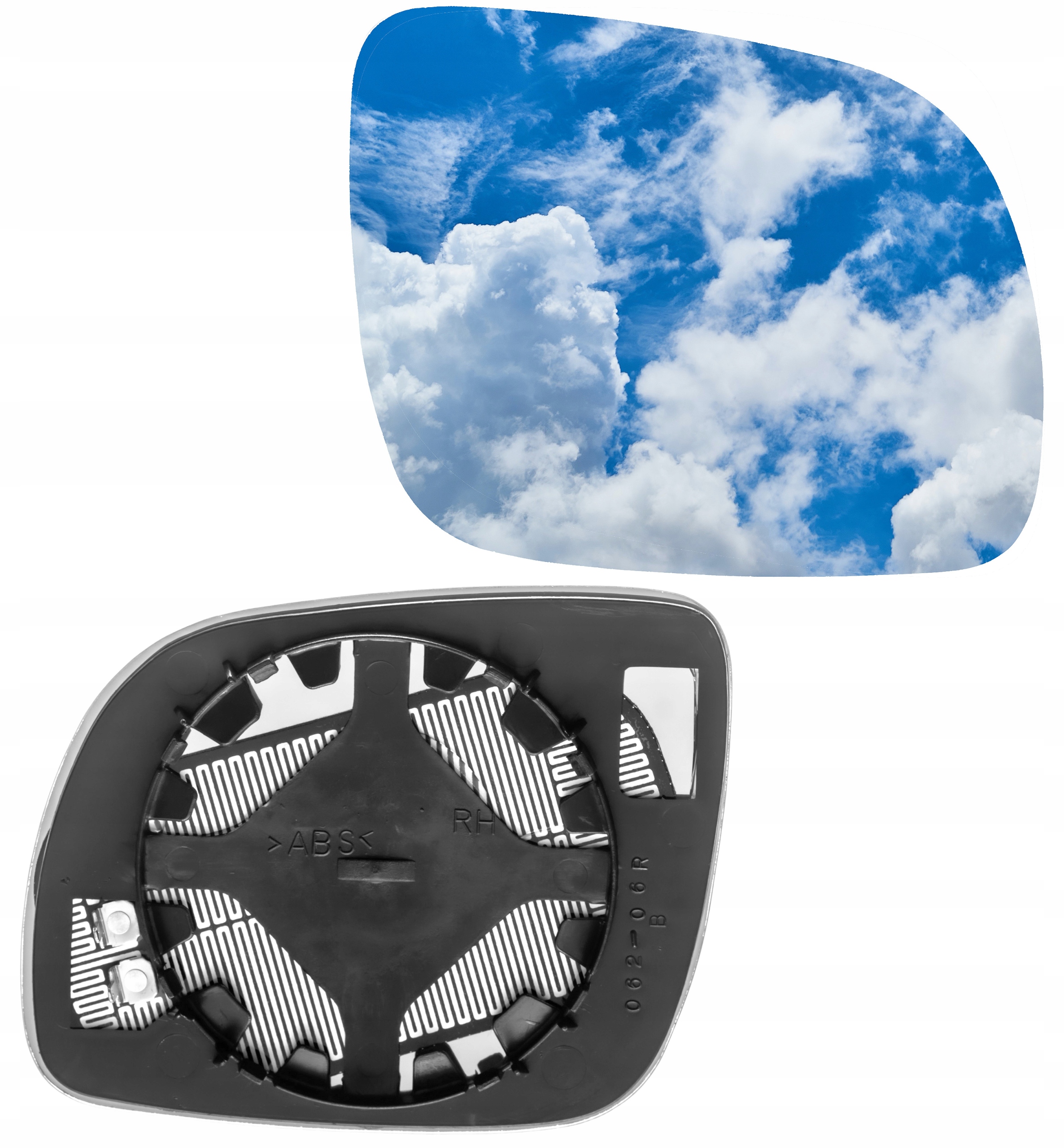 WKŁAD LUSTERKA PRAWY LEON GOLF IV AROSA LUPO 98-06 GRZANY