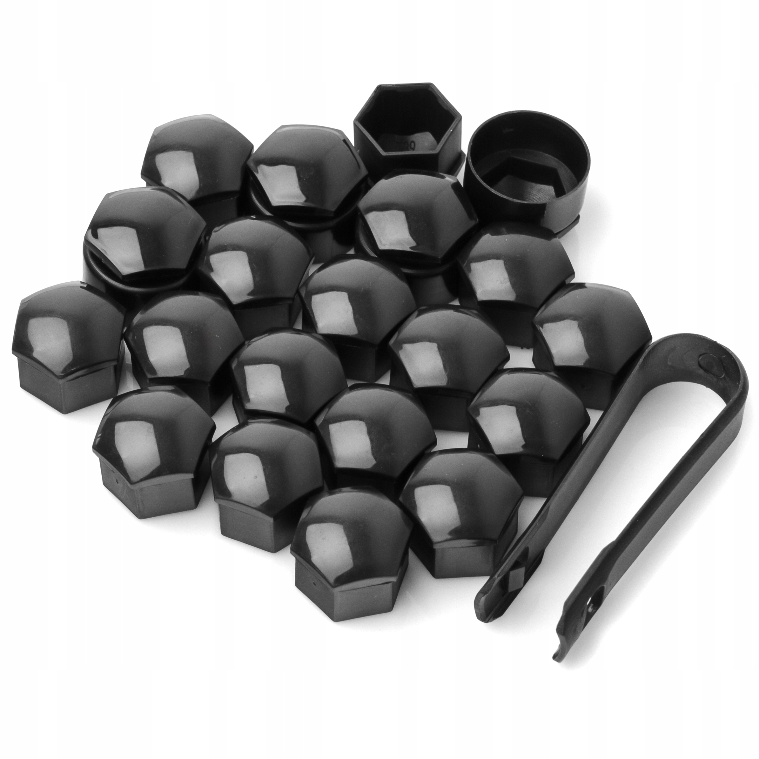 Nakładki Kapsle Zaślepki Kapturki Na Śruby Felg Kół 17mm 16+4SZT 4F0601173