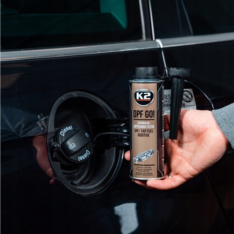 K2 DPF GO! Dodatek Do Ochrony Filtra DPF FAP Zapobiega Zapychaniu 250ml - obrazek 2