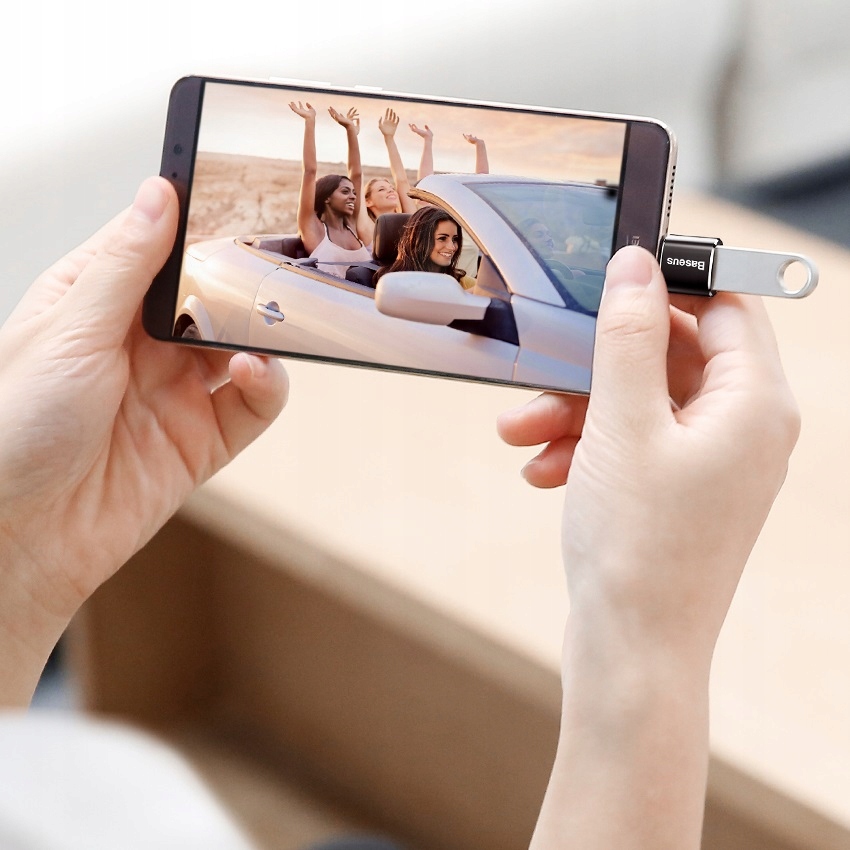 Adapter Przejściówka OTG z USB-C Do USB 2.4 A Baseus - obrazek 4