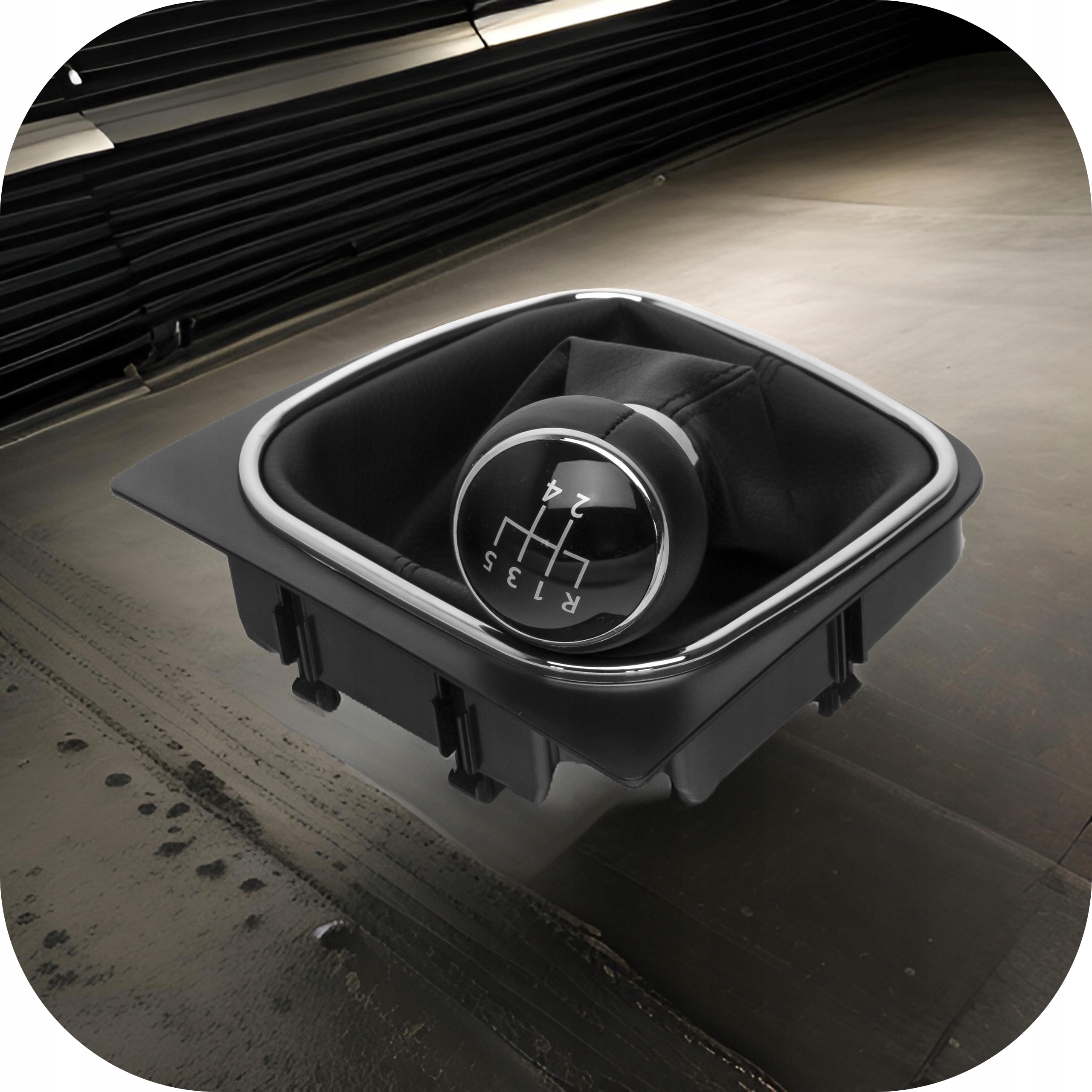 Gałka Zmiany Biegów Dźwignia + Mieszek Do Vw Golf 5 6 2003-2012 Skóra - obrazek 9