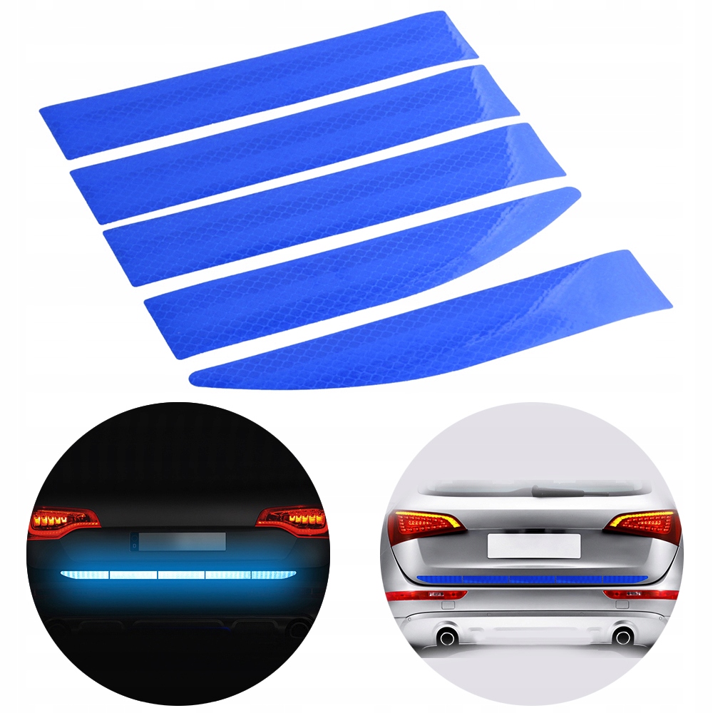 ODBLASKI NAKLEJKI ODBLASKOWE OSTRZEGAWCZE ZDERZAK