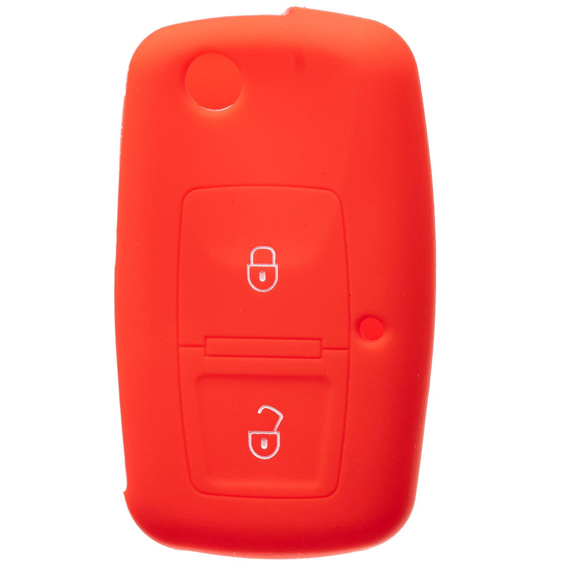 ETUI SILIKONOWE POKROWIEC OCHRONNY NA KLUCZYK VW SKODA SEAT CZERWONE