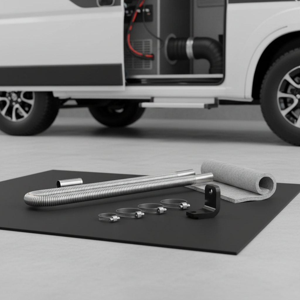 RURA WYDECHOWA PRZEWÓD SPALIN DO EBERSPACHER WEBASTO NAGRZEWNICE Ø24 2m - obrazek 5