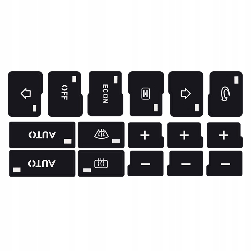 NAKLEJKI NAPRAWCZE NA PANEL KLIMY DO AUDI A4 B6 B7 - obrazek 2