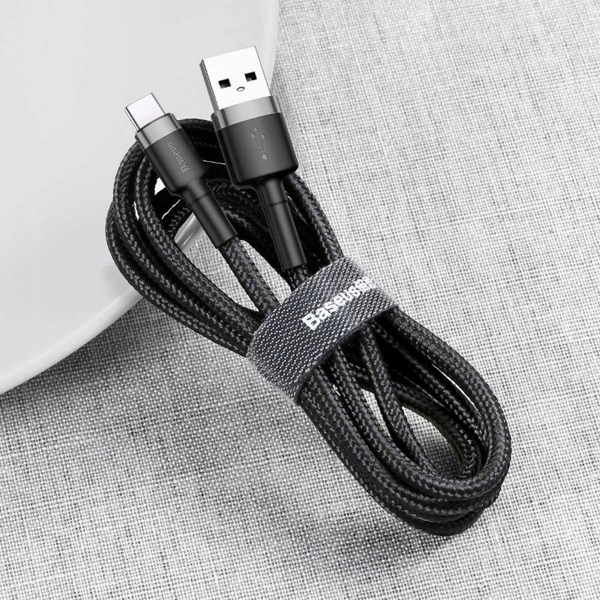 Kabel USB-C Type C Quick Charge Baseus QC3.0 2A Transfer i Ładowanie 3M - obrazek 3