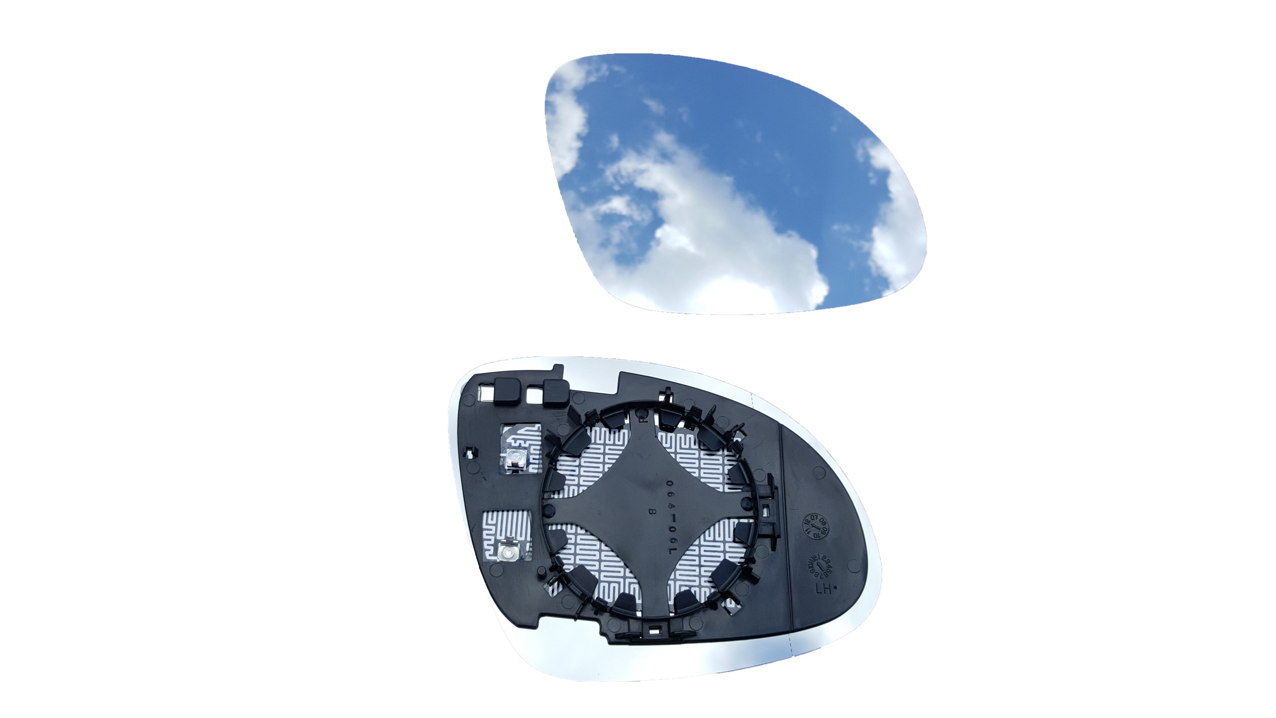 WKŁAD LUSTERKA PRAWY TIGUAN YETI SHARAN 2007-2017