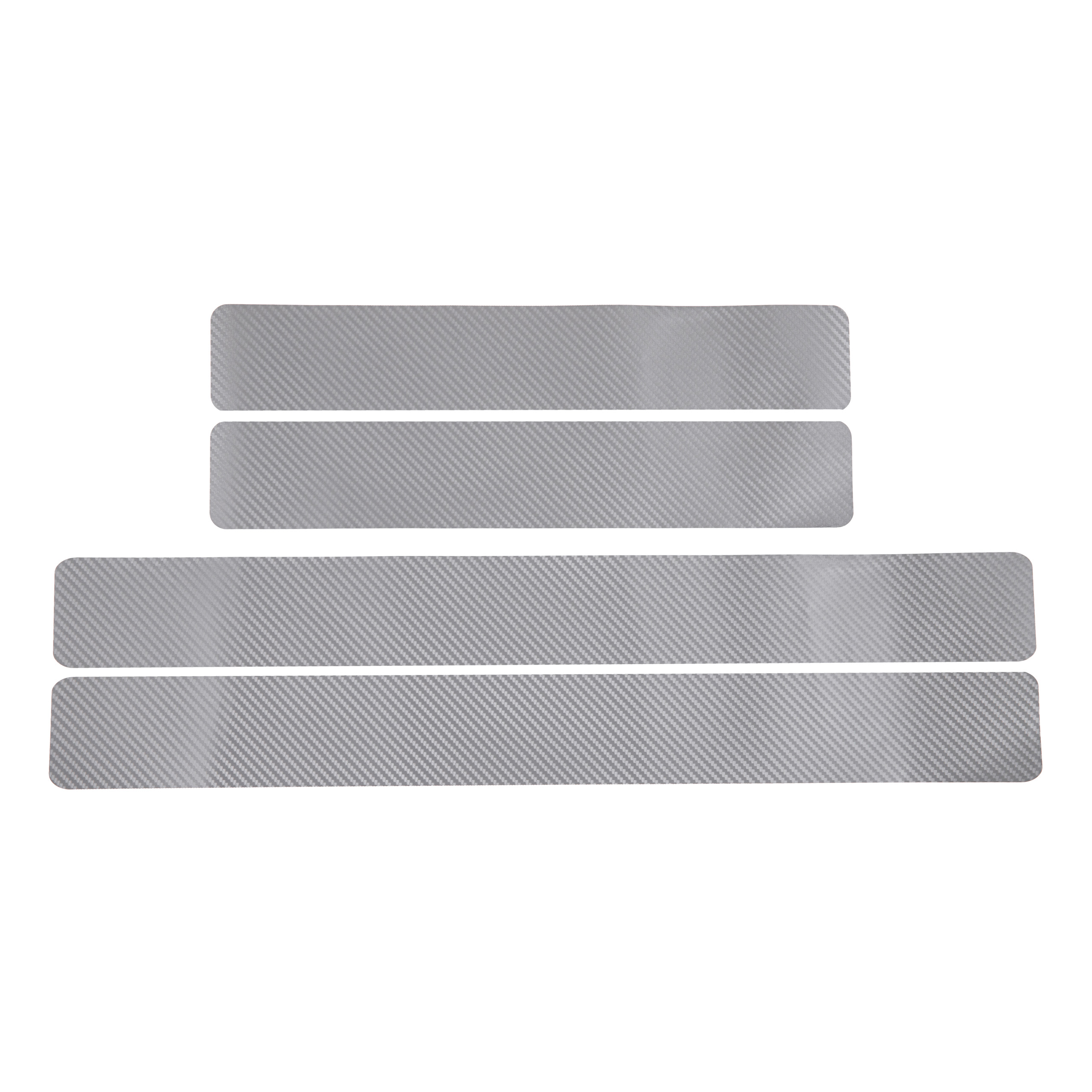 4x NAKŁADKI NAKLEJKI OCHRONNE PROGI DRZWI CARBON