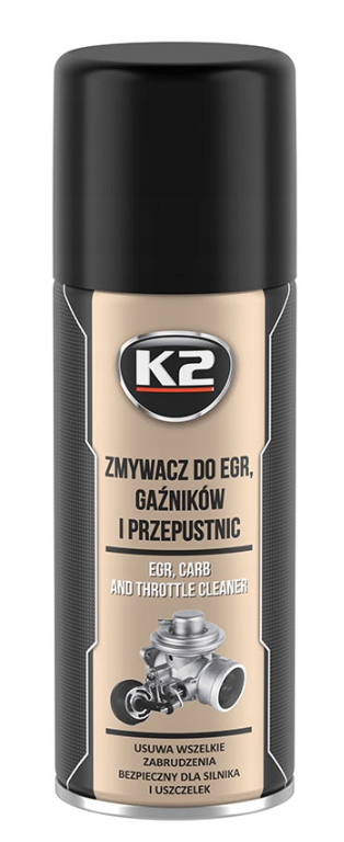 K2 ZMYWACZ DO EGR GAŹNIKÓW PRZEPUSTNIC SPRAY DO WTRYSKIWACZY 400ML