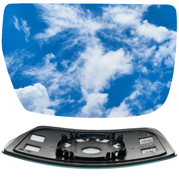 WKŁAD LUSTERKA LEWY DOLNY GRZANY do IVECO DAILY 2006-23 Panoramiczn IV V VI