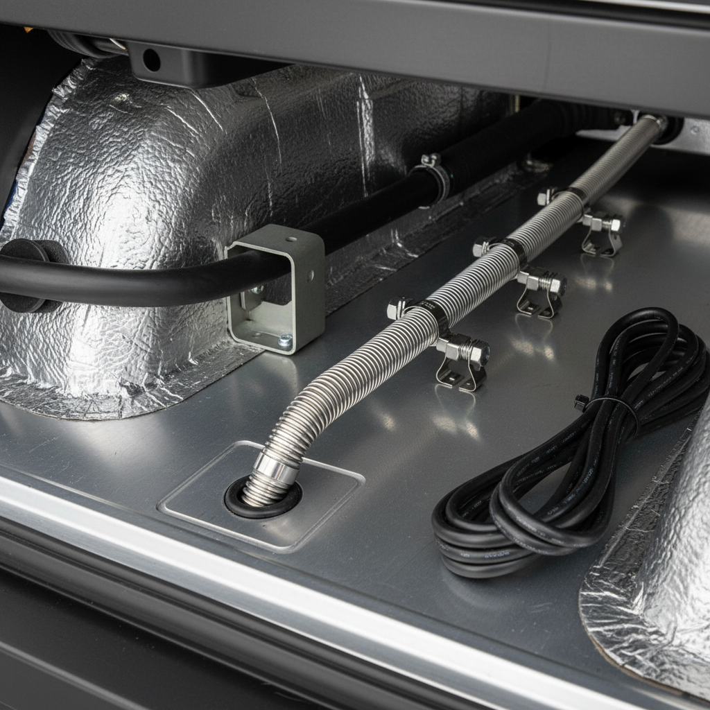 RURA WYDECHOWA SPALIN DO EBERSPACHER WEBASTO OGRZEWANIE POSTOJOWE Ø24 1,2m - obrazek 10