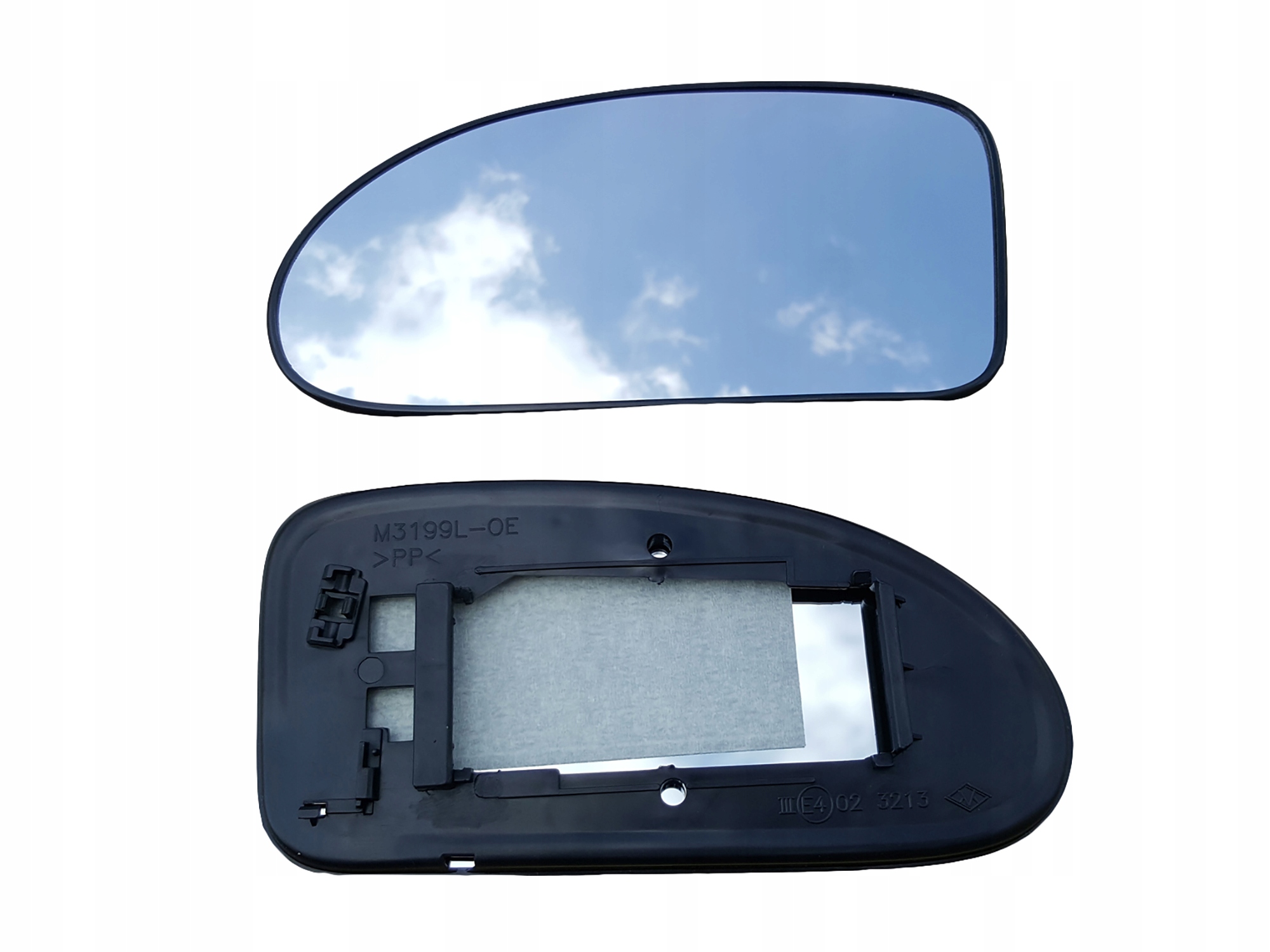 WKŁAD LUSTERKA PRAWY FOCUS I MK1 1998-2004 GRZANY