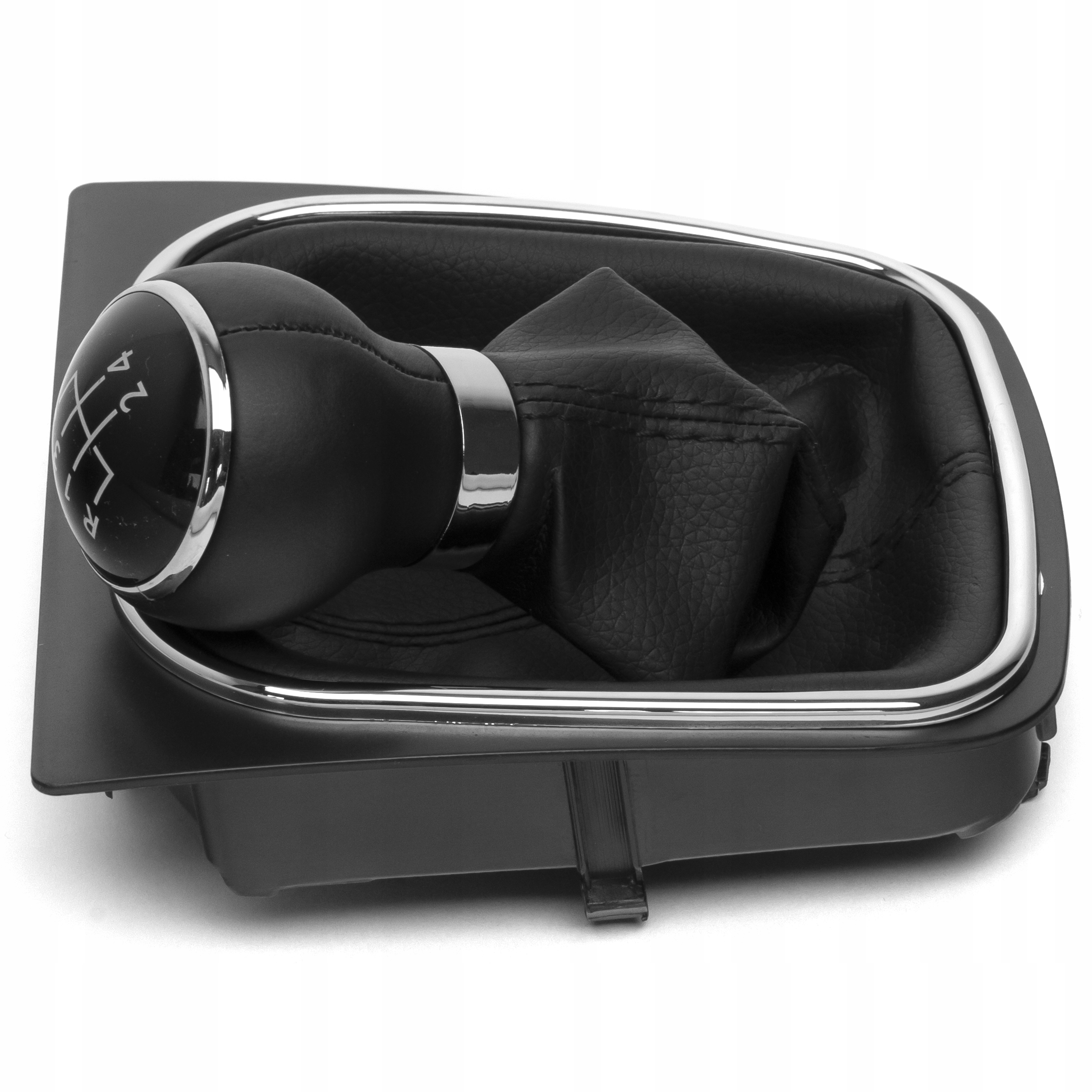 Gałka Zmiany Biegów Dźwignia + Mieszek Do Vw Golf 5 6 2003-2012 Skóra - obrazek 2