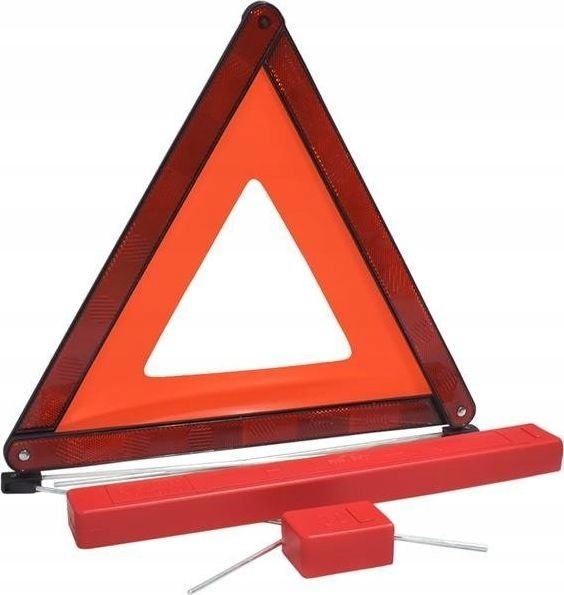 TRÓJKĄT OSTRZEGAWCZY ODBLASKOWY DO SAMOCHODU ETUI