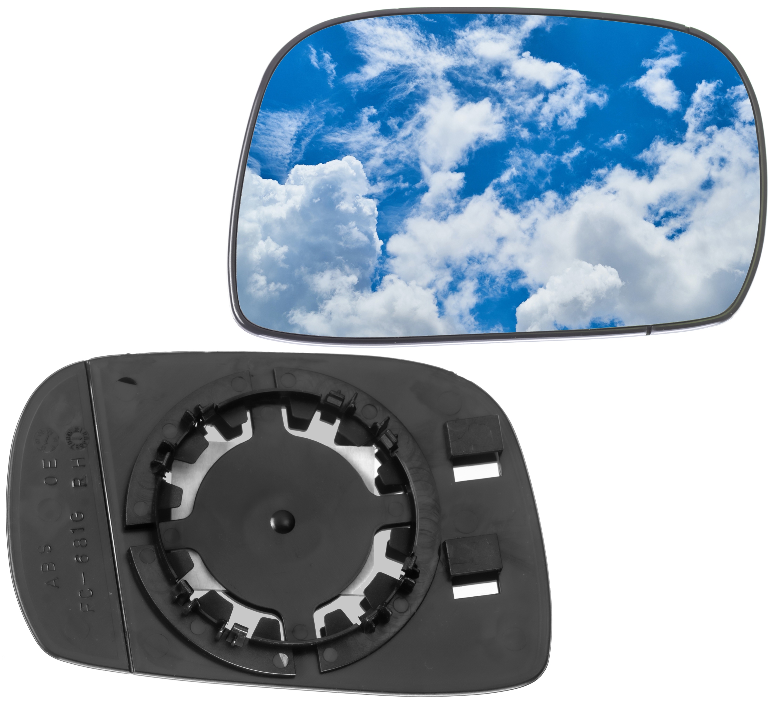 WKŁAD LUSTERKA PRAWY OPEL AGILA 2000-2008 LUSTERKO