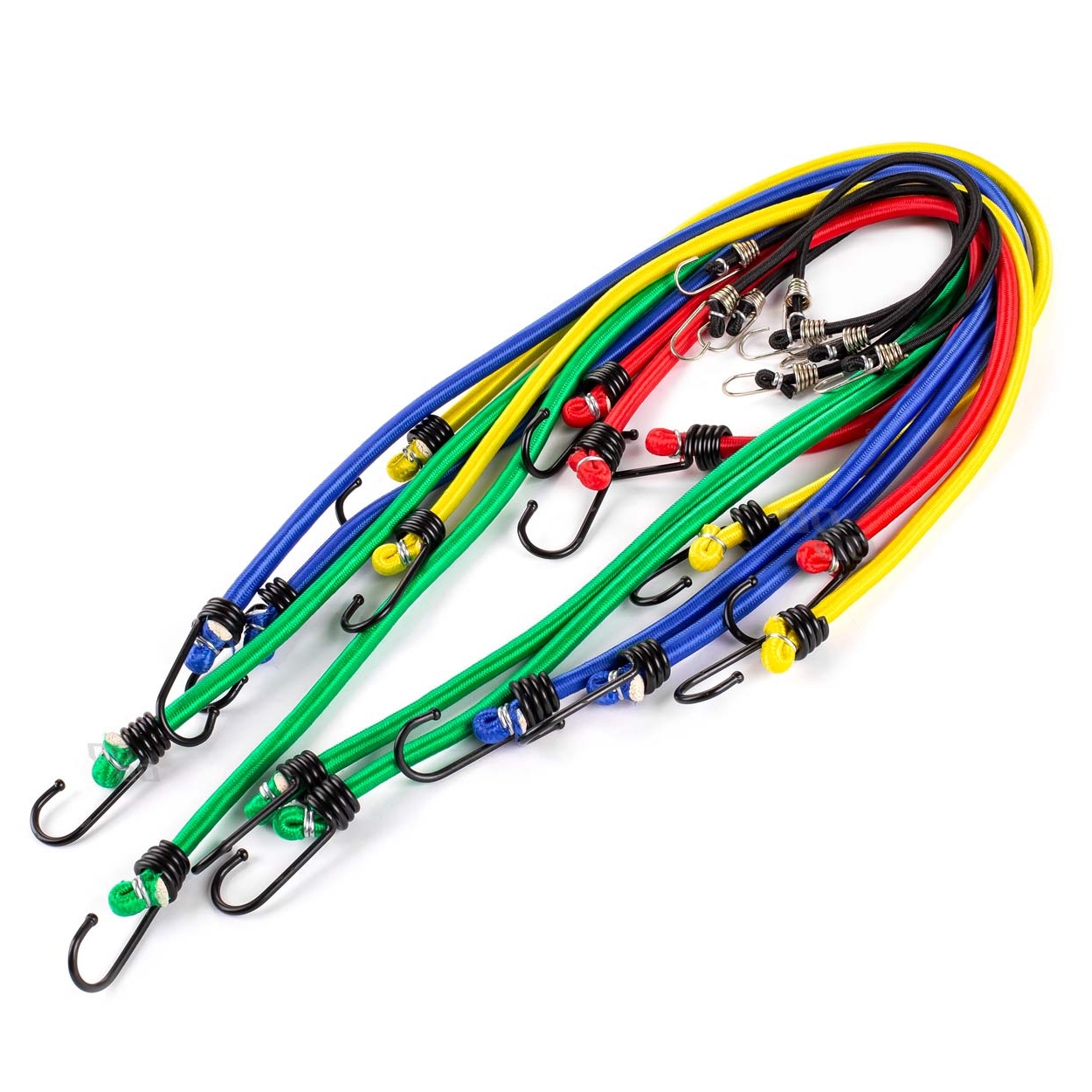 Linki elastyczne gumy do mocowania bagażu zestaw komplet 12 szt.