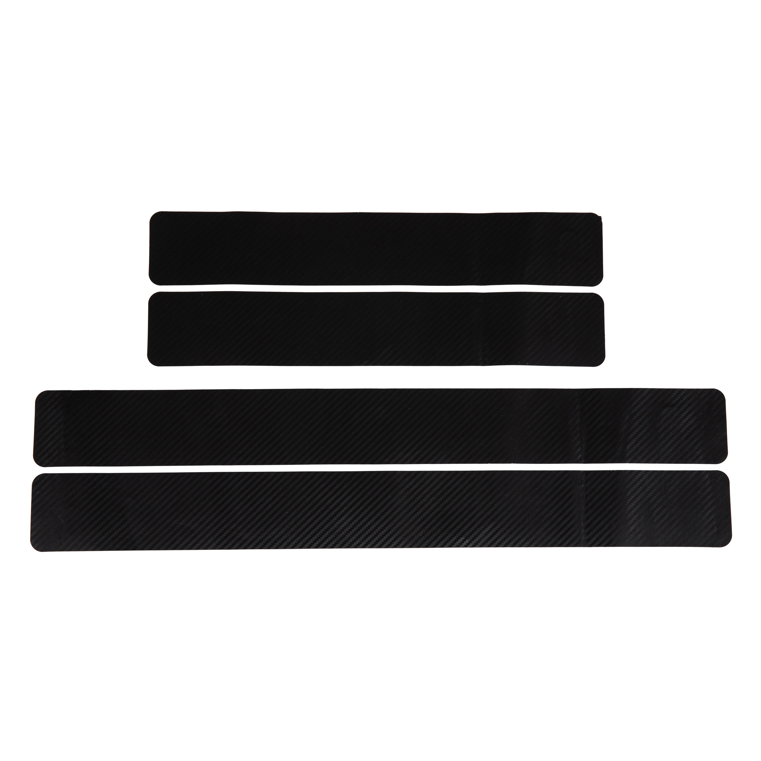 4x NAKŁADKI NAKLEJKI OCHRONNE PROGI DRZWI CARBON