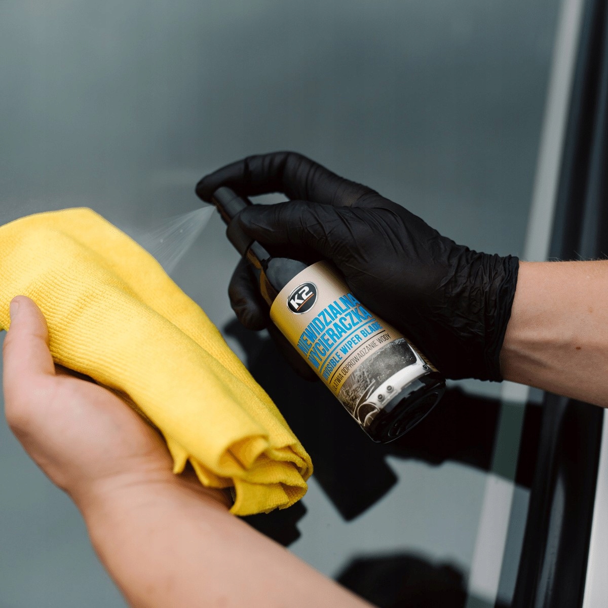 K2 NIEWIDZIALNA WYCIERACZKA 150 ML CZYSTA SZYBA - obrazek 4