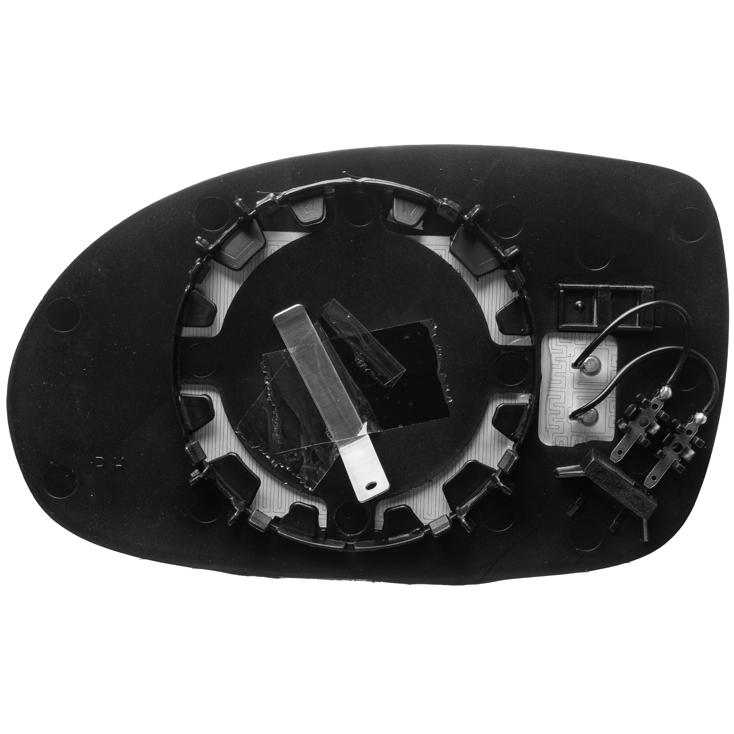 WKŁAD LUSTERKA PRAWY SZKŁO DO CITROEN C5 2001-2008 GRZANY NIEBIESKI - obrazek 3