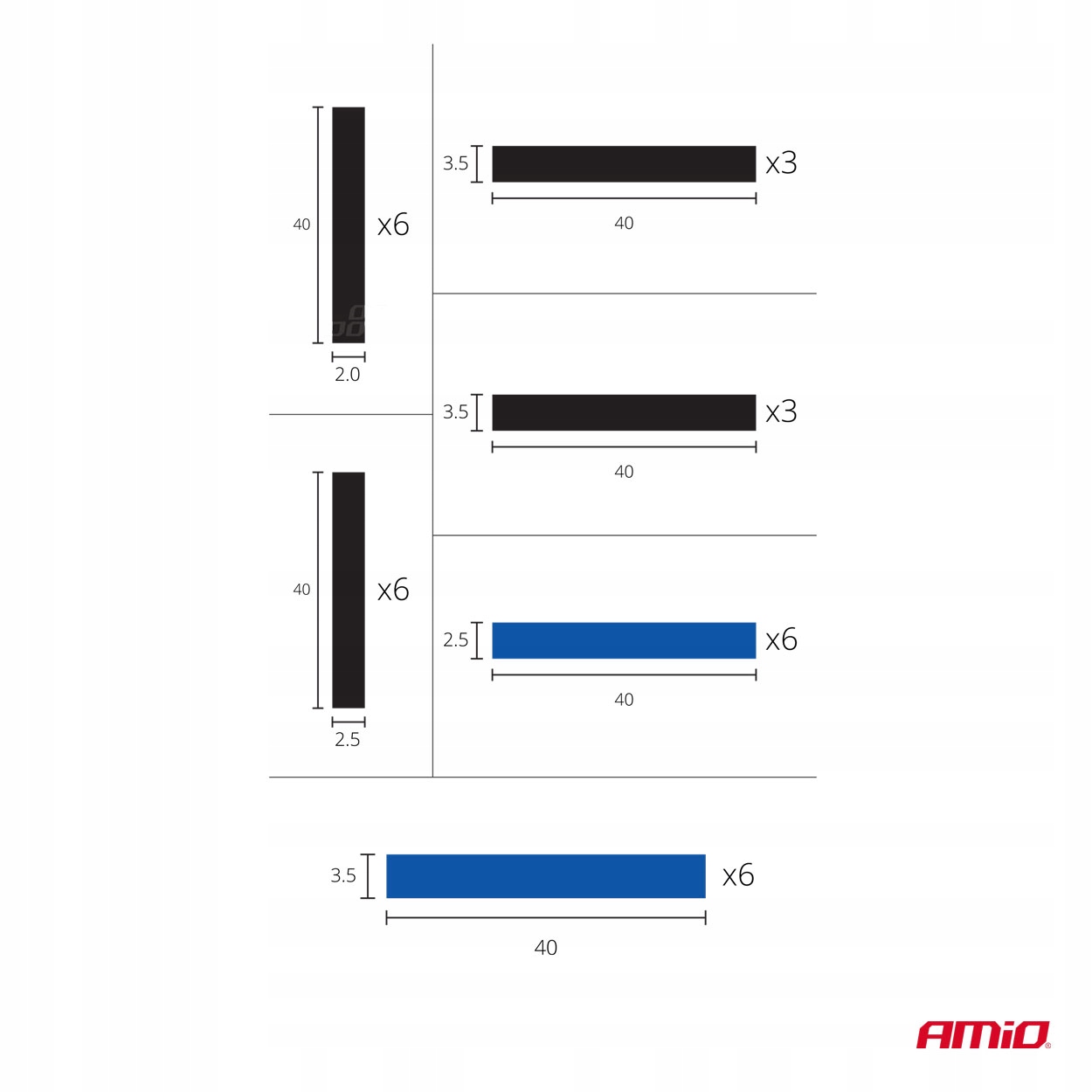 ZESTAW RUREK TERMOKURCZLIWYCH KOSZULKI RURKI 36szt - obrazek 4