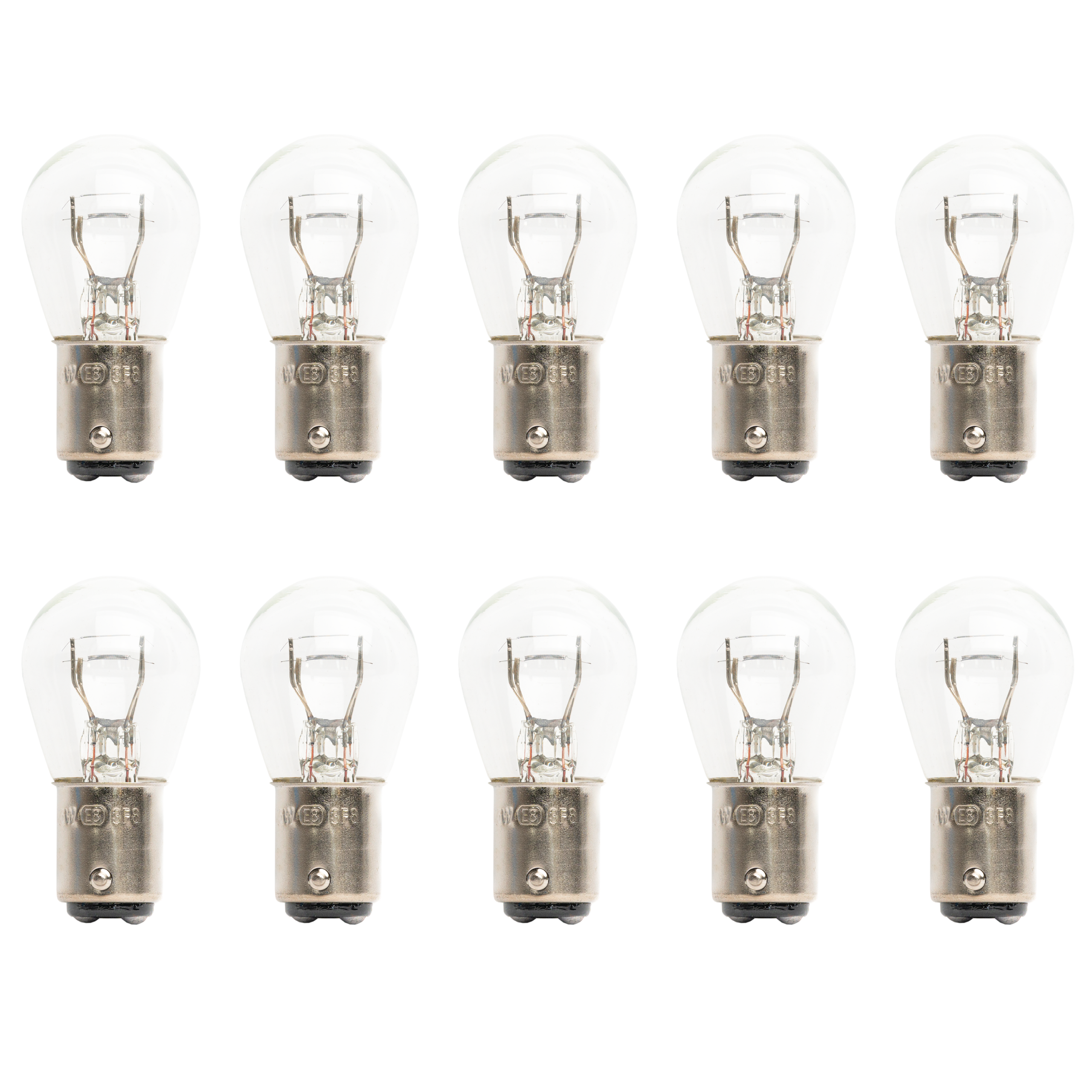 ŻARÓWKI P21/5W 12V 21/5W BIAŁA DO ŚWIATEŁ STOPU POZYCYJNYCH HOMOLOGACJA ECE