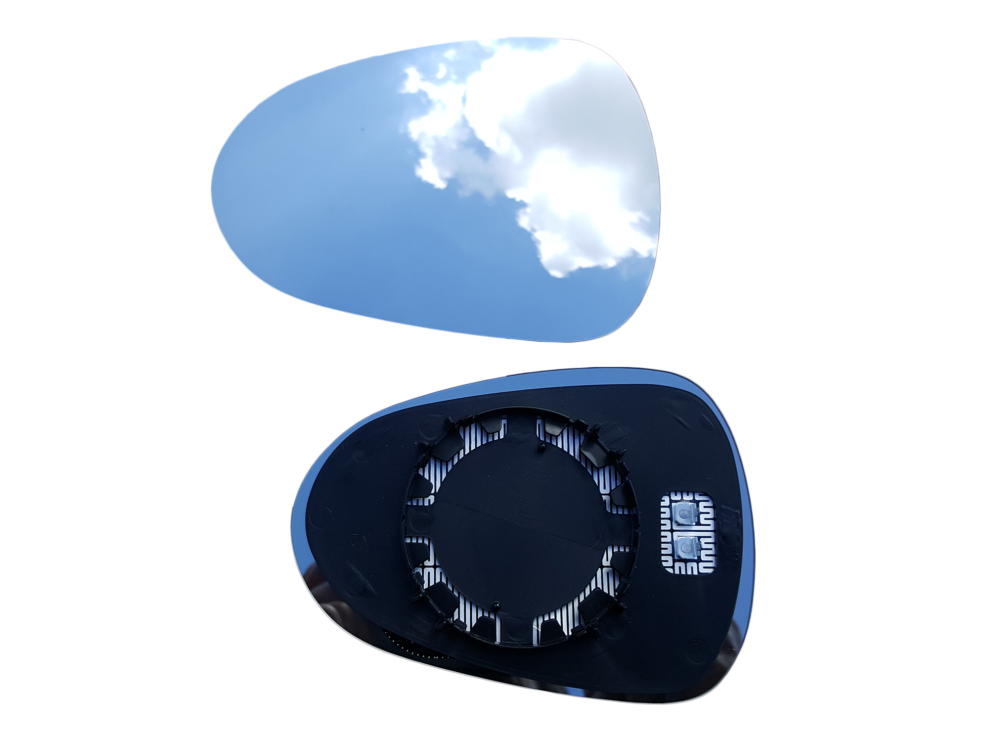 WKŁAD LUSTERKA LEWY SEAT IBIZA 2008-2017 GRZANY