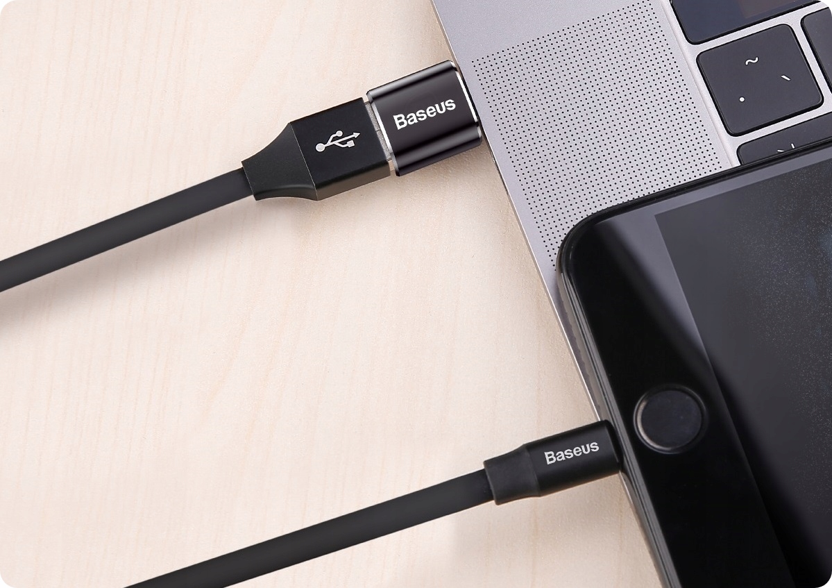 Adapter Przejściówka OTG z USB-C Do USB 2.4 A Baseus - obrazek 10