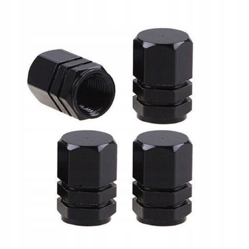 Nakrętki Do Kół Na Wentyle Koła Kapturki Aluminiowe 4 sztuki Komplet - obrazek 3