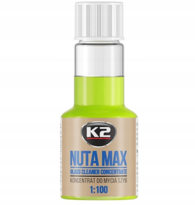 K2 Nuta Max PŁYN DO SPRYSKIWACZY KONCENTRAT DO MYCIA SZYB OKIEN 50 ml