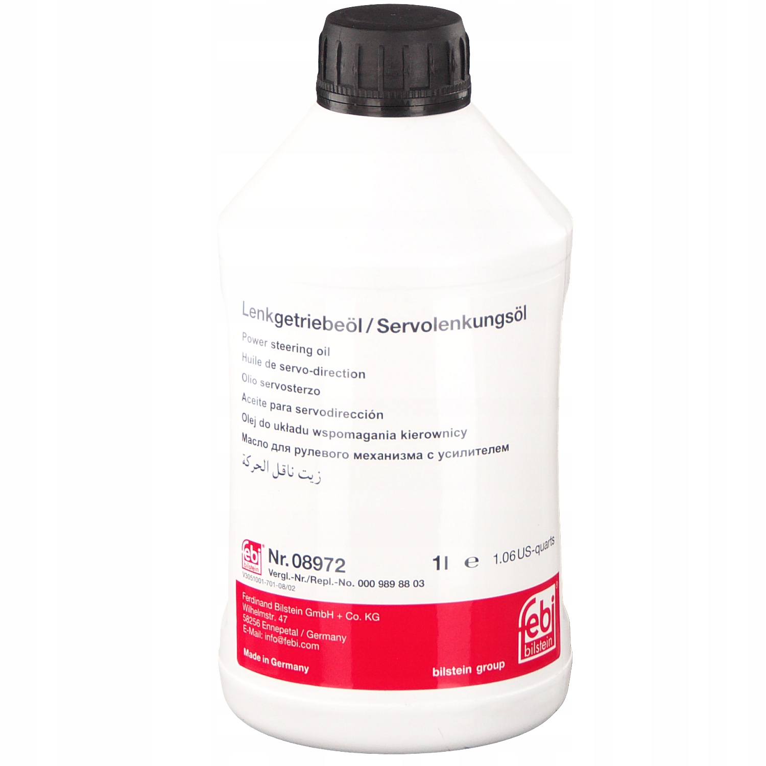 Płyn olej wspomagania żółty ATF Febi 08972