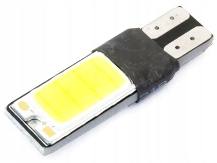 ŻARÓWKA LED W5W BOCZNA MOC 2 DIODY COB T10 CANBUS
