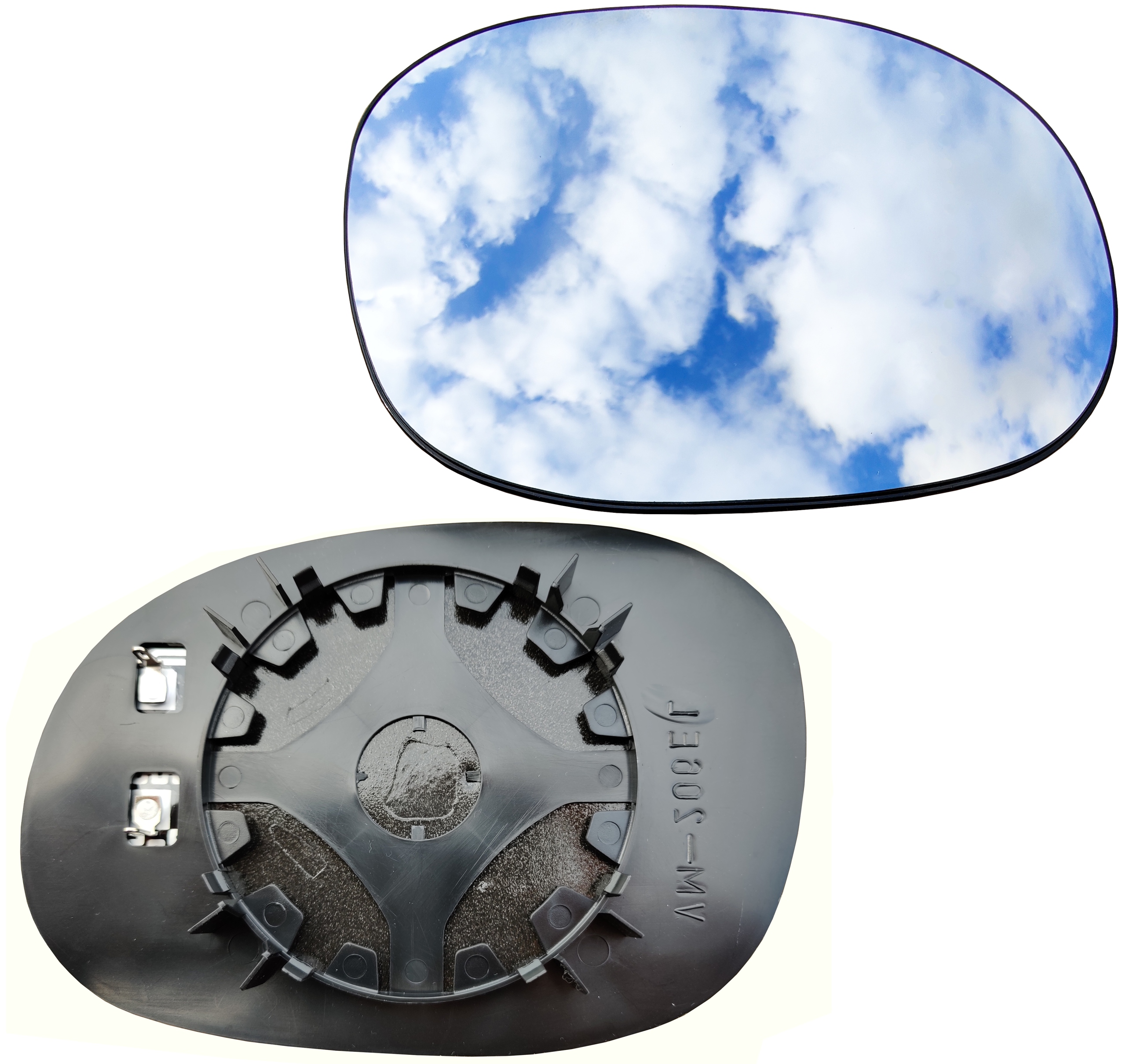 WKŁAD LUSTERKA PRAWY CITROEN C3 LIFT 2002-2009 grzany