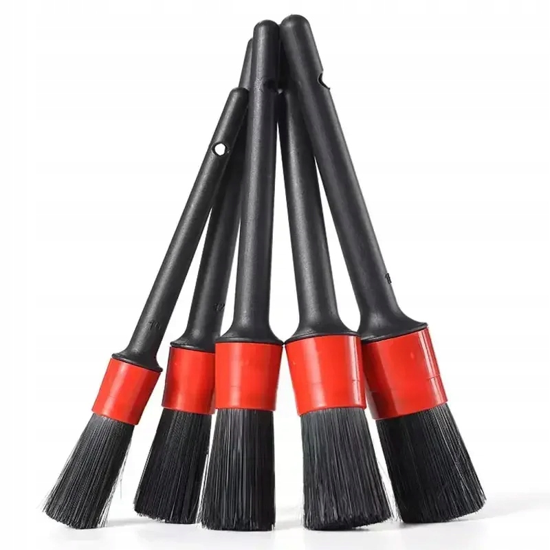 5x Pędzle Pędzelki Detailingowe Do Czyszczenia Mycia Auta Zestaw Pędzli AW0