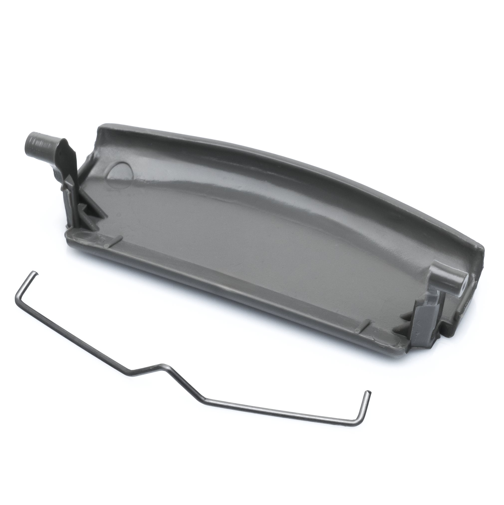 PRZYCISK KLAPKI PODŁOKIETNIKA AUDI A4 B6 B7 SZARY - obrazek 2