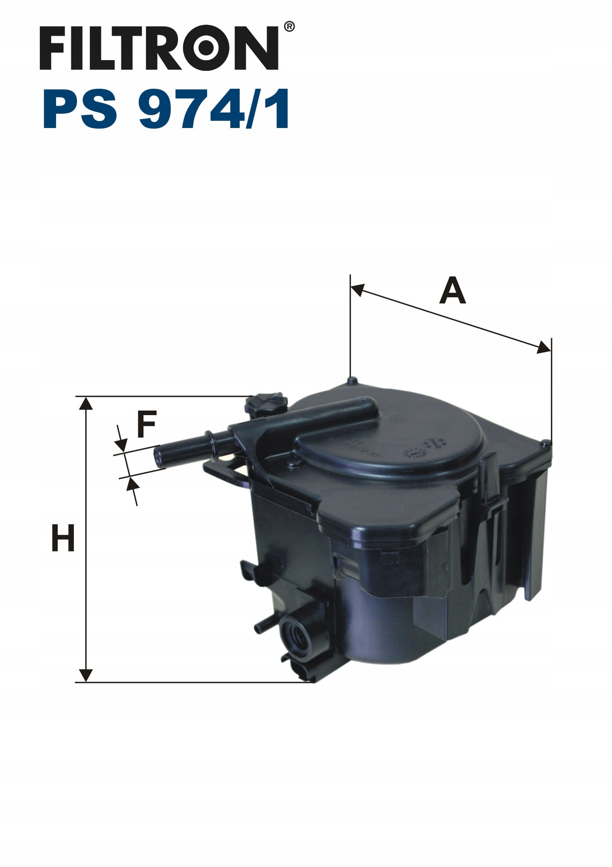 FILTR PALIWA FILTRON PS 974/1 CITROEN PEUGEOT FORD - obrazek 3